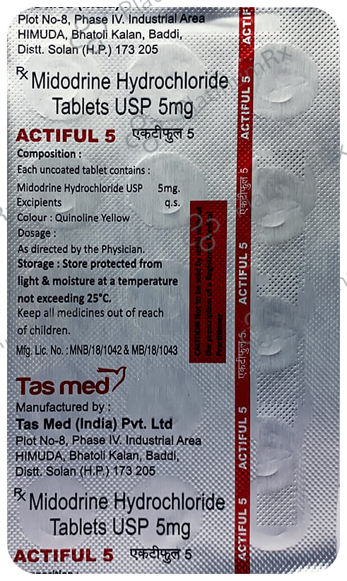 Actiful 5mg Tablet 15s