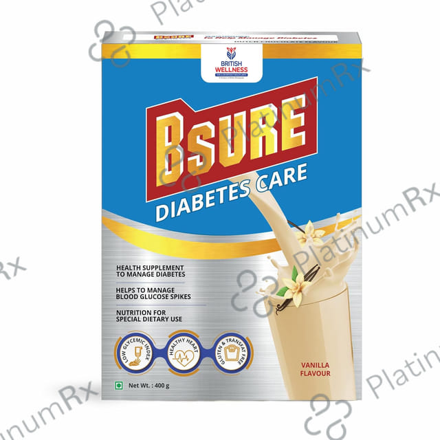 B Sure Diabetes Vanilla Flavour Powder 400gm