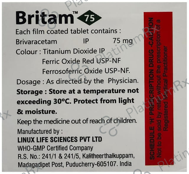 Britam 75mg Tablet 10s