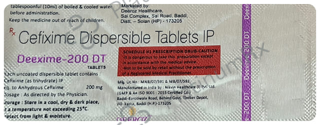 Deexime 200 DT Tablet