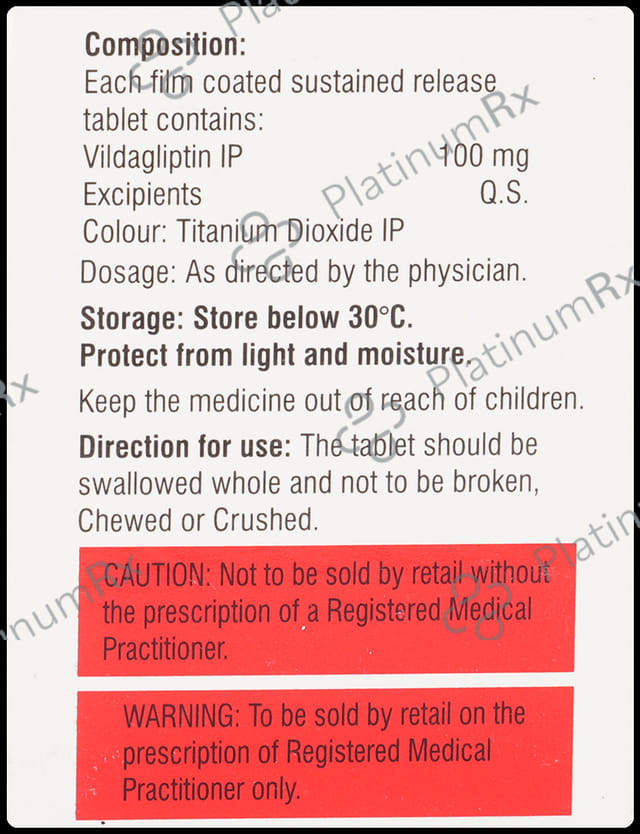 Vibite 100mg Tablet SR 15s