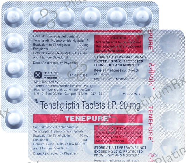 Tenepure 20mg Tablet 30s
