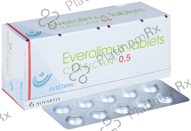 Certican 0.5mg Tablet 10s