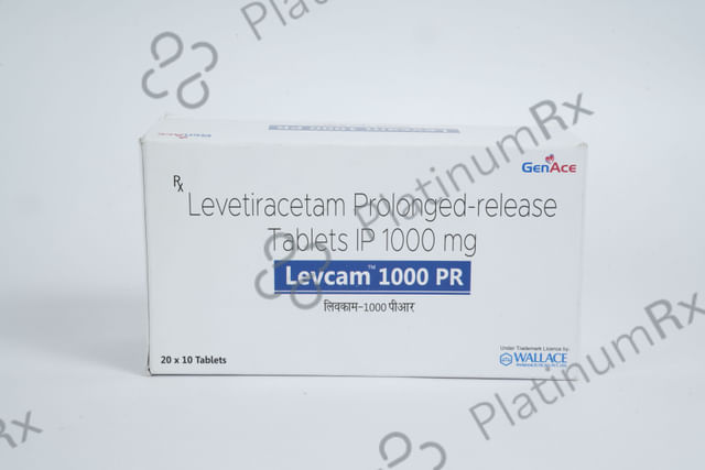 Levcam 1000mg PR Tablet 10s