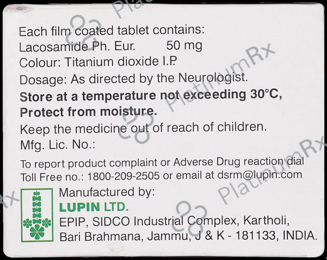 Laconext 50mg Tablet 15s