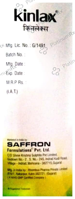 Kinlax Oral Suspension Mint Sugar Free