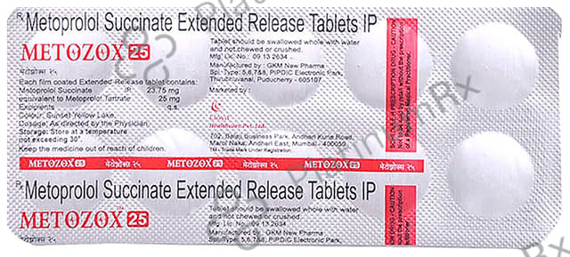 Metozox 25mg Tablet ER 10s
