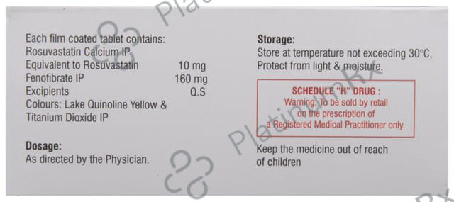 Rosuless F 160/10mg Tablet 10s