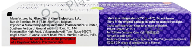 Boostrix Vaccine Injection 1s