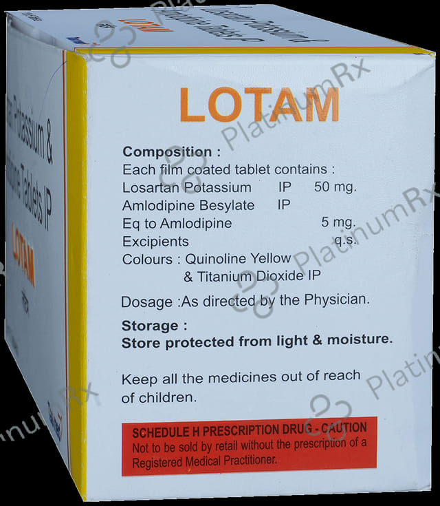 Lotam 5/50mg Tablet 15s