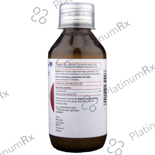 Sparacid DS 1000mg Suspension 100ml