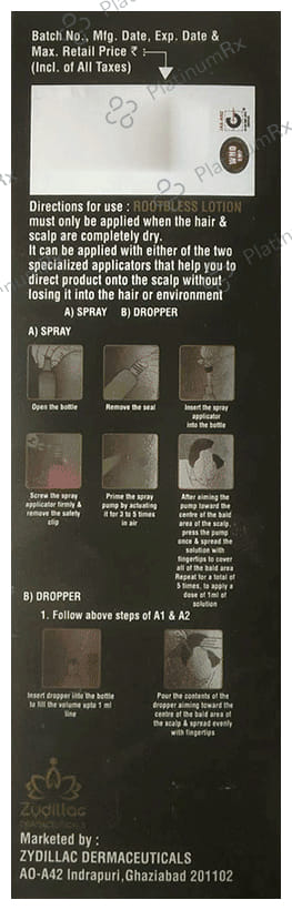 Rootbless 10% Lotion Absolute Alcohol Free