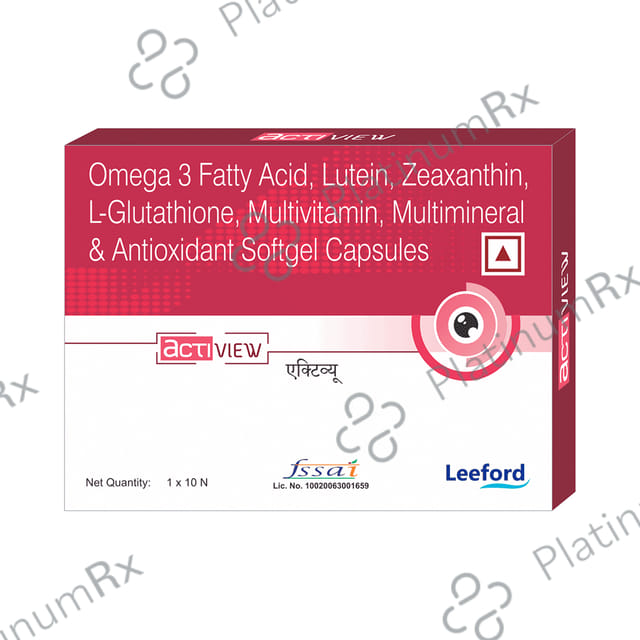 Actiview Softgel Capsule