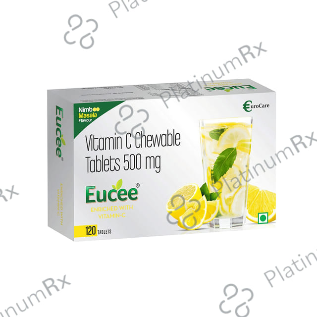 Eucee Vitamin C 500mg Chewable Tablet 120s