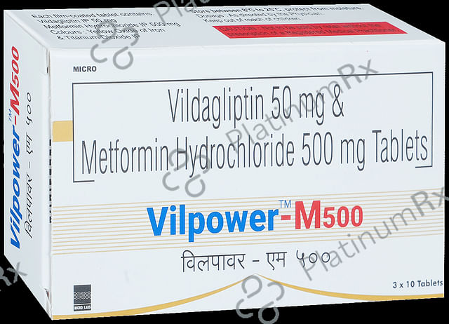Vilpower-M 500 Tablet 10 Tablet