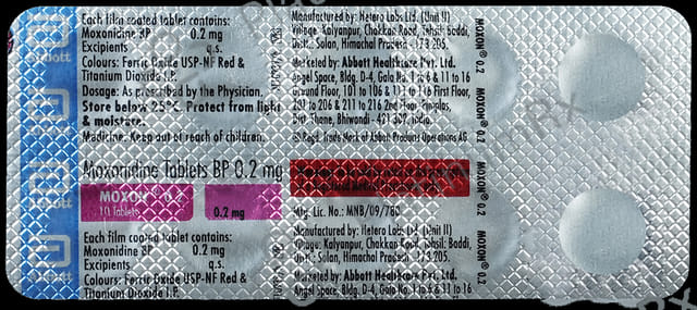 Moxon 0.2mg Tablet 10s