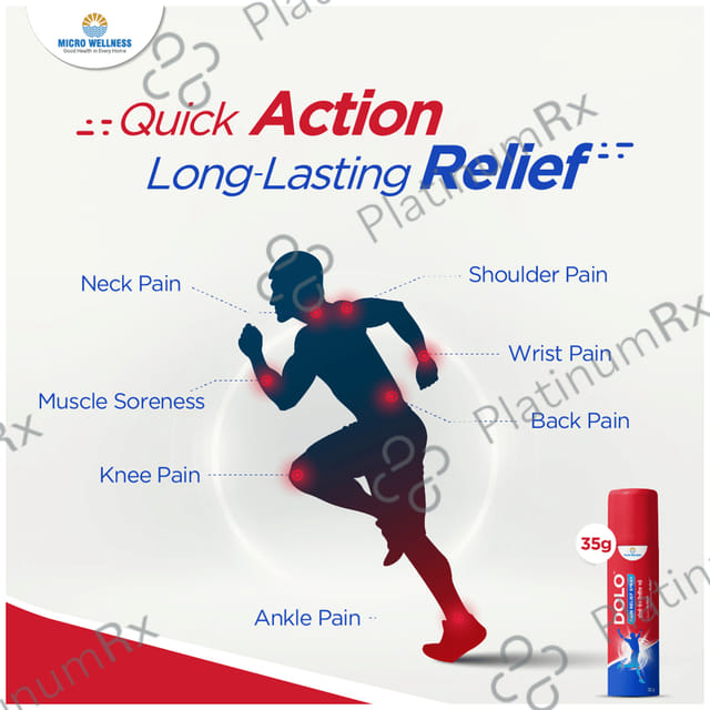 Dolo Pain Relief Spray 35gm