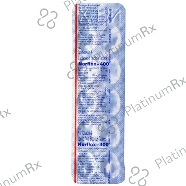 Norflox LB 400mg Tablet