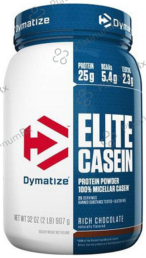 Dymatize Nutrition Elite Casein Powder Rich Chocolate 2 lb