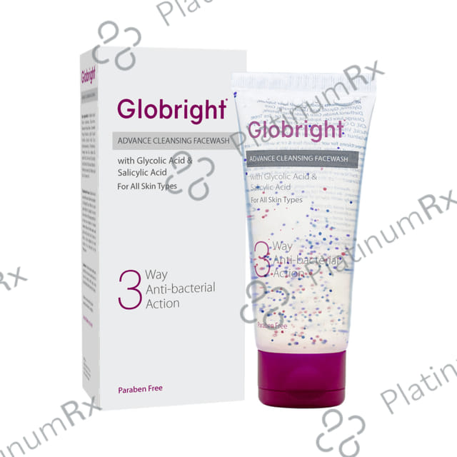 Globright 3 Way Anti-Bacterial Action Advance Cleansing Face Wash