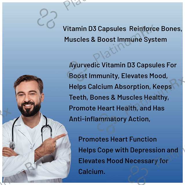 Xovak Pharmtech Vitamin D3 4800IU Veg Capsule