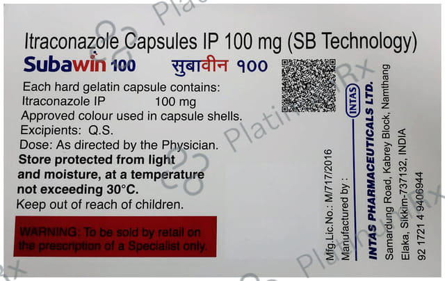 Subawin 100mg Capsule