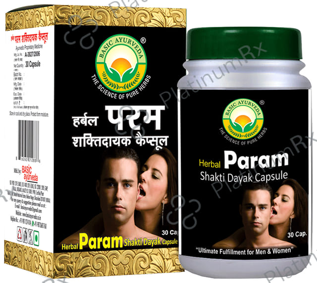 Basic Ayurveda Herbal Param Shakti Dayak Capsule