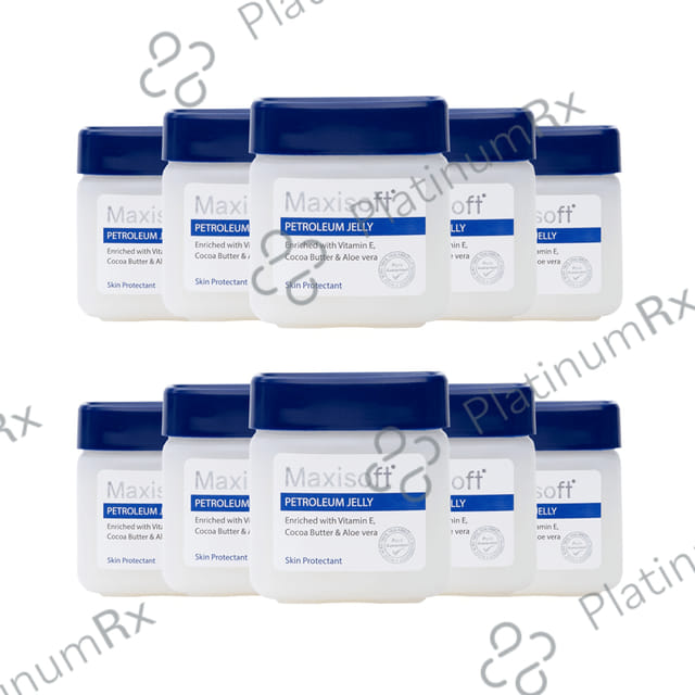 Maxisoft Petroleum Jelly (50ml Each) 10 jar