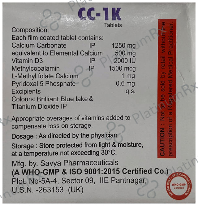 CC 1K Tablet