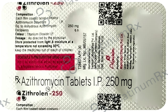 Zithrolen 250 Tablet