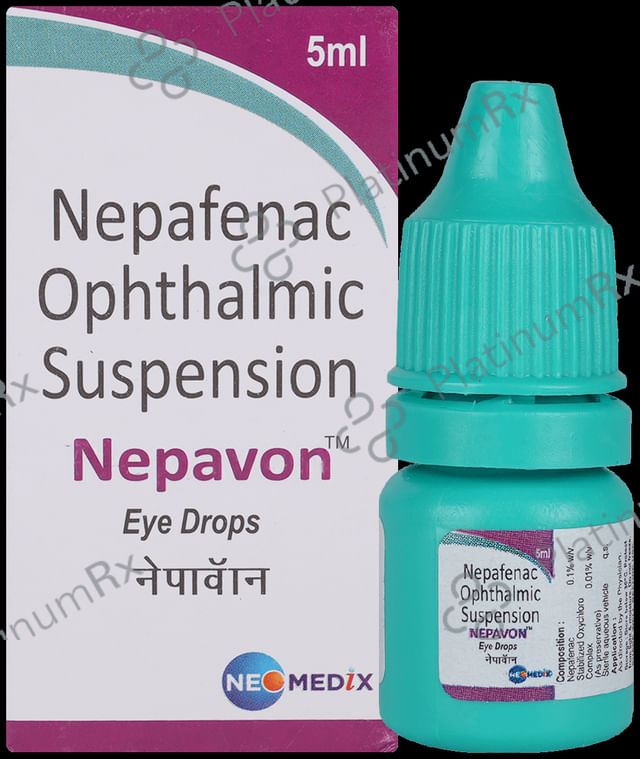 Nepavon 0.1% Eye Drop 5ml