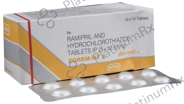 Zorem HT 12.5 /5mg Tablet 10s