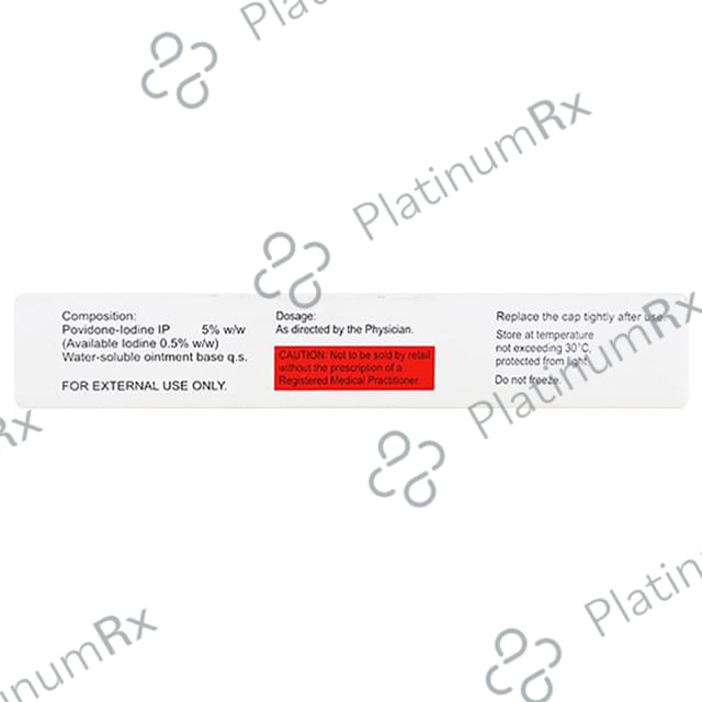 Bectodine 5% Ointment 10 Ointment