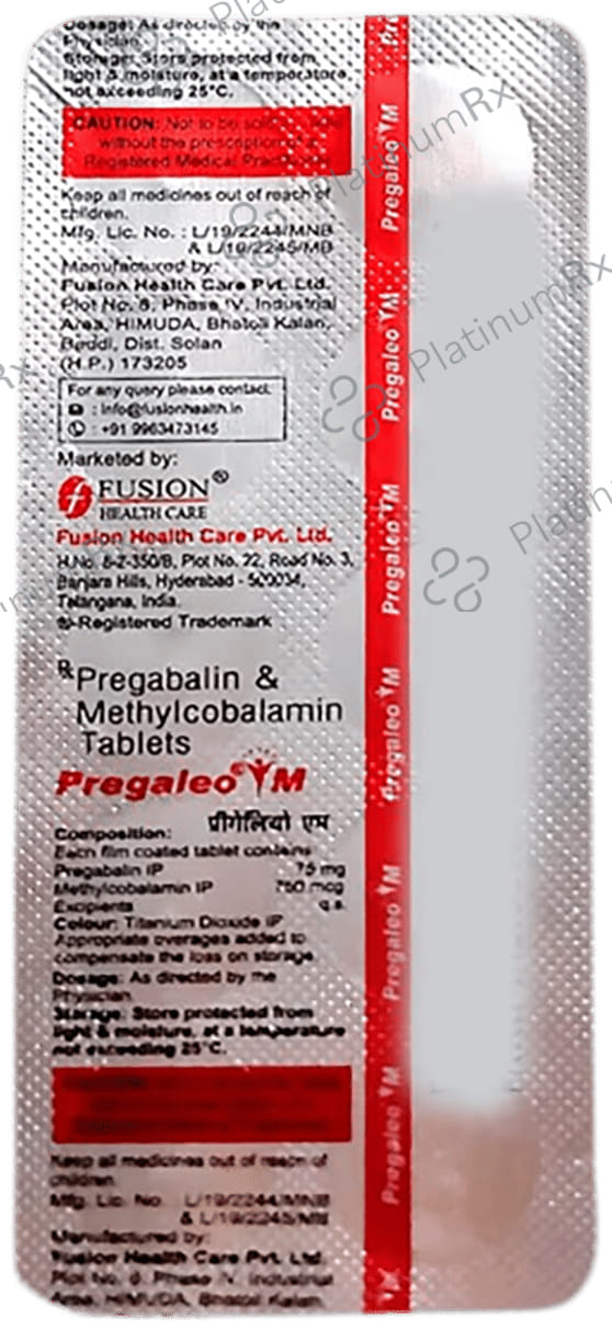 Pregaleo M Tablet 10s