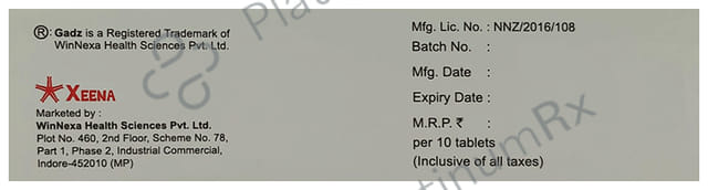 Gadz 1mg Tablet 10s