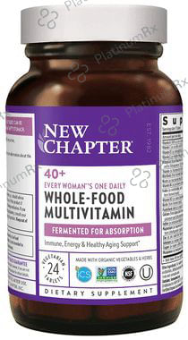 New Chapter 40+ Whole -Food multivitamin Vegetarian Tablet