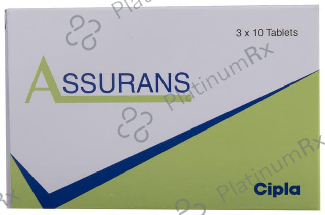 Assurans 20mg Tablet 10s