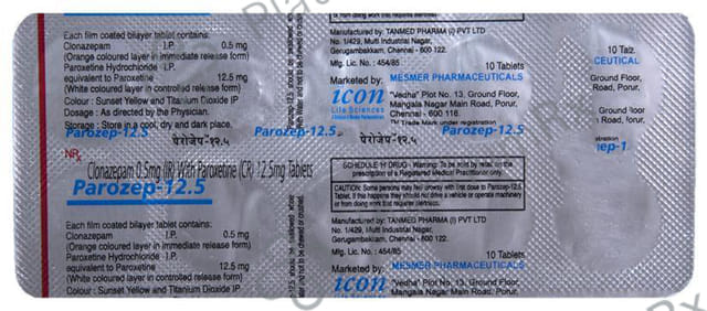 Parozep 12.5 Tablet CR