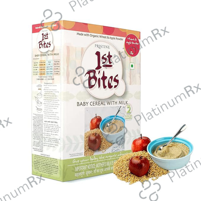 1st Bites Stage 2 Wheat And Apple Baby Cereal Powder 300gm