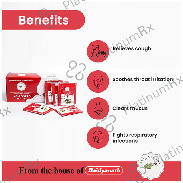 Baidyanath (Jhansi) Kaaswin Hot Sip Sachet (4gm Each)