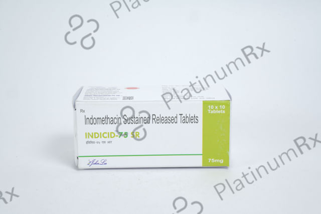 Indicid 75mg Tablet SR 10s
