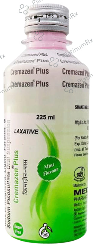Cremazen Plus Mint Flavour Sugar Free Suspension 225ml