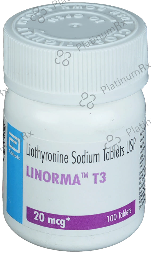 Linorma T3 20mcg Tablet 100s
