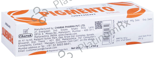 Charak Pigmento Ointment 50gm