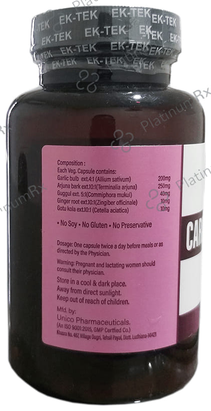 Ek-Tek Vedaz Cardiocip Veggie Capsule