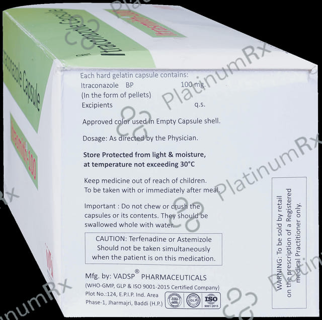 Itrasmith 100mg Capsule