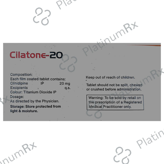 Cilatone 20 Tablet