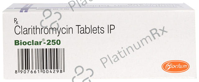 Bioclar 250mg Tablet 10s