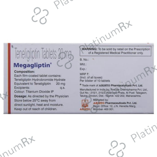 Megagliptin 20mg Tablet 10s