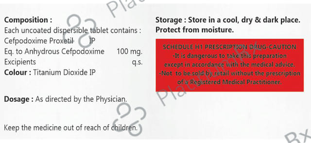 Vildox 100mg Tablet DT 10s